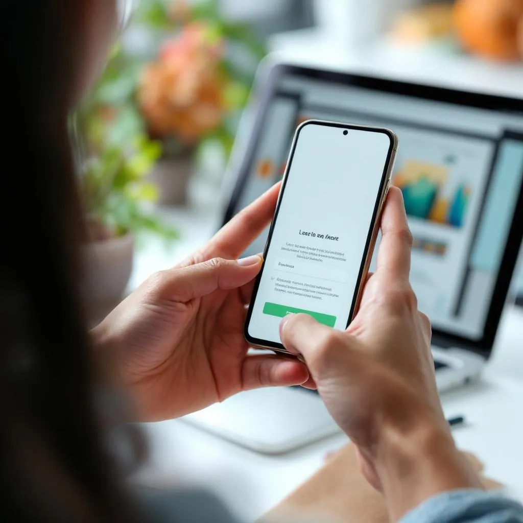développeur codant une application mobile